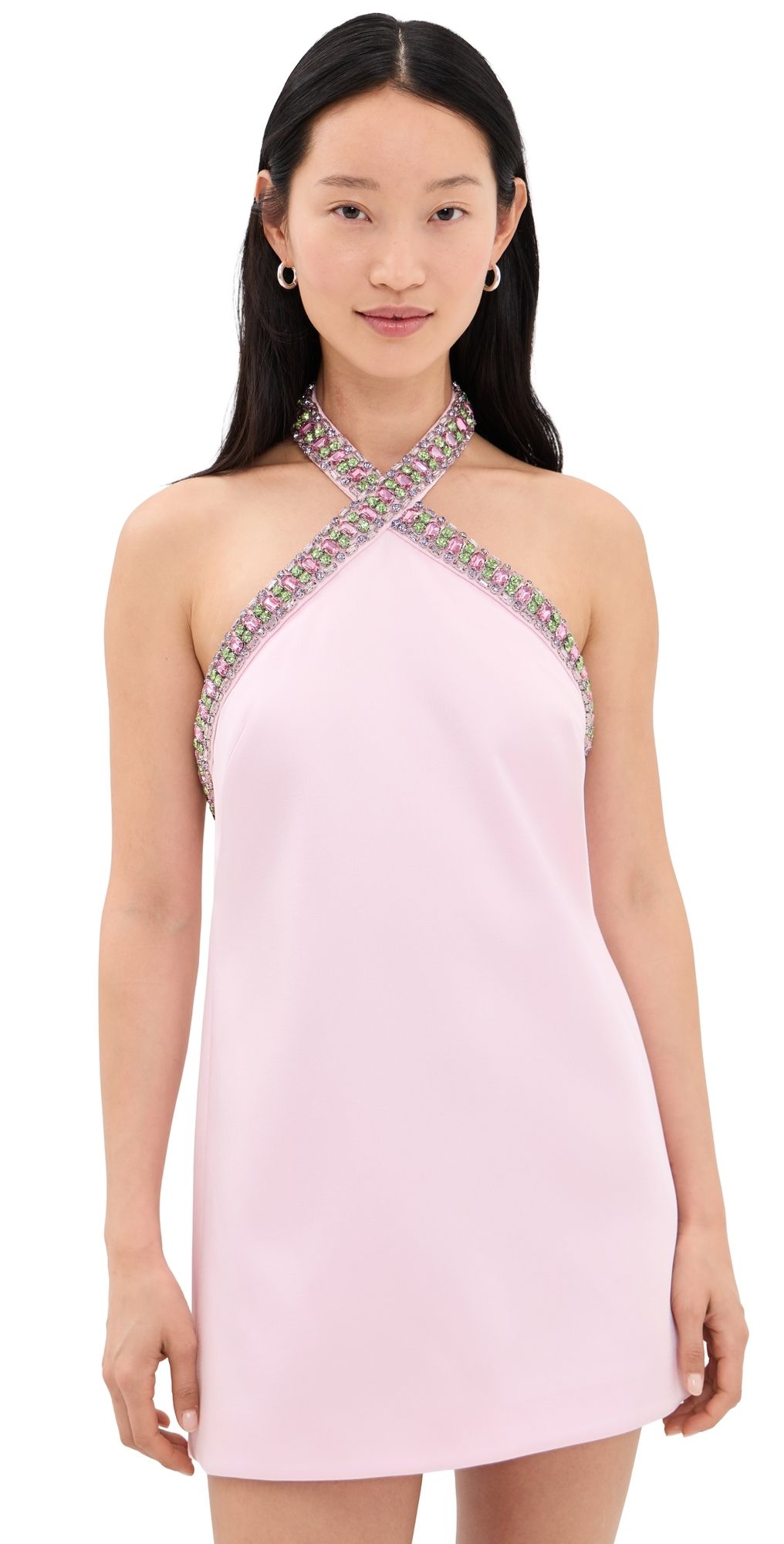 Retrofête Sabry Embellished Dress Rosa XS