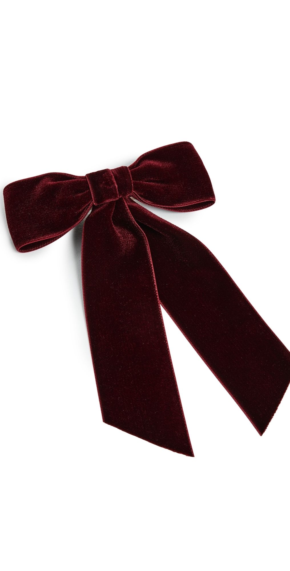 Jennifer Behr Velvet Bow Barrette Topaz One Size