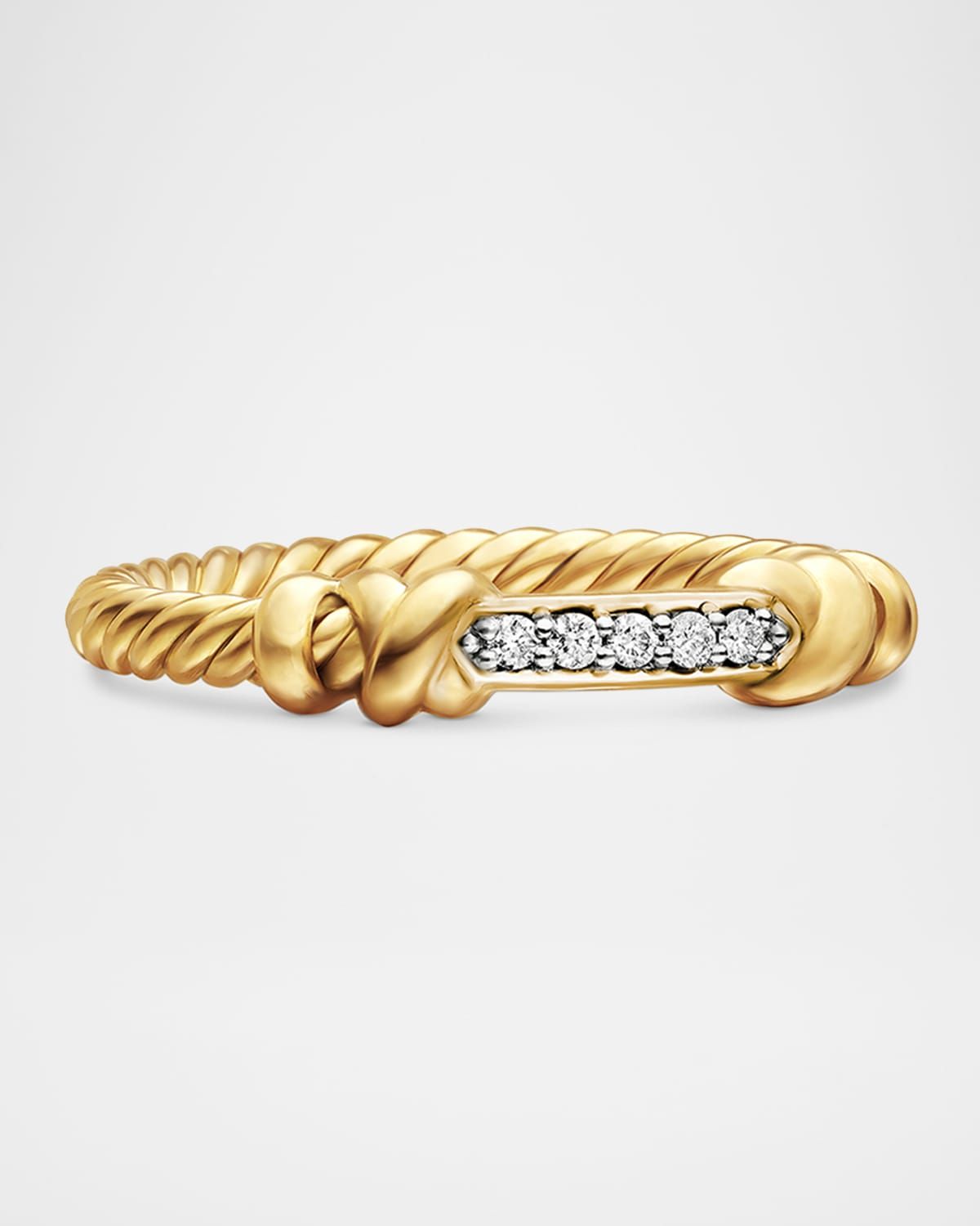 Petite Helena Wrap Ring in 18K Gold with Diamonds