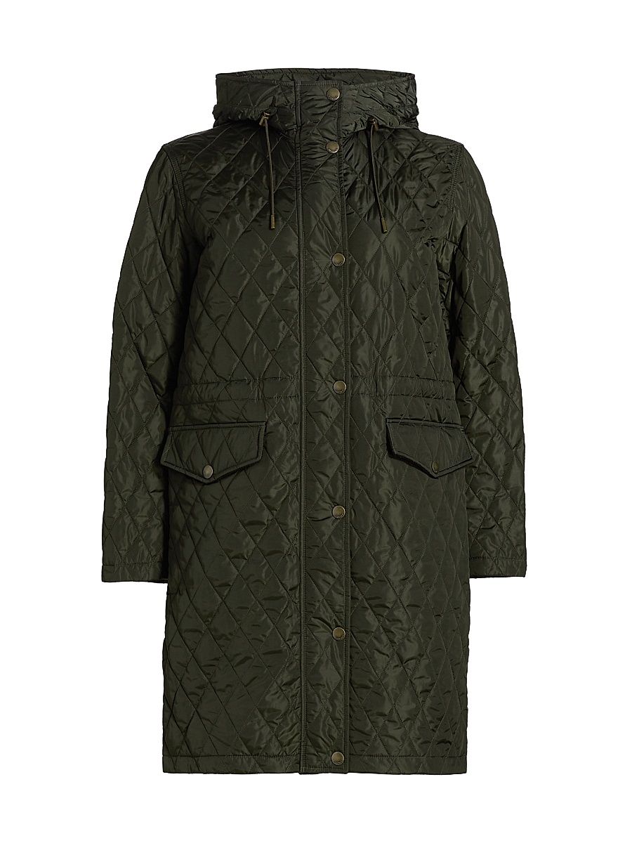 Women's Hillgate Quilted Coat - Shale - Size Small
