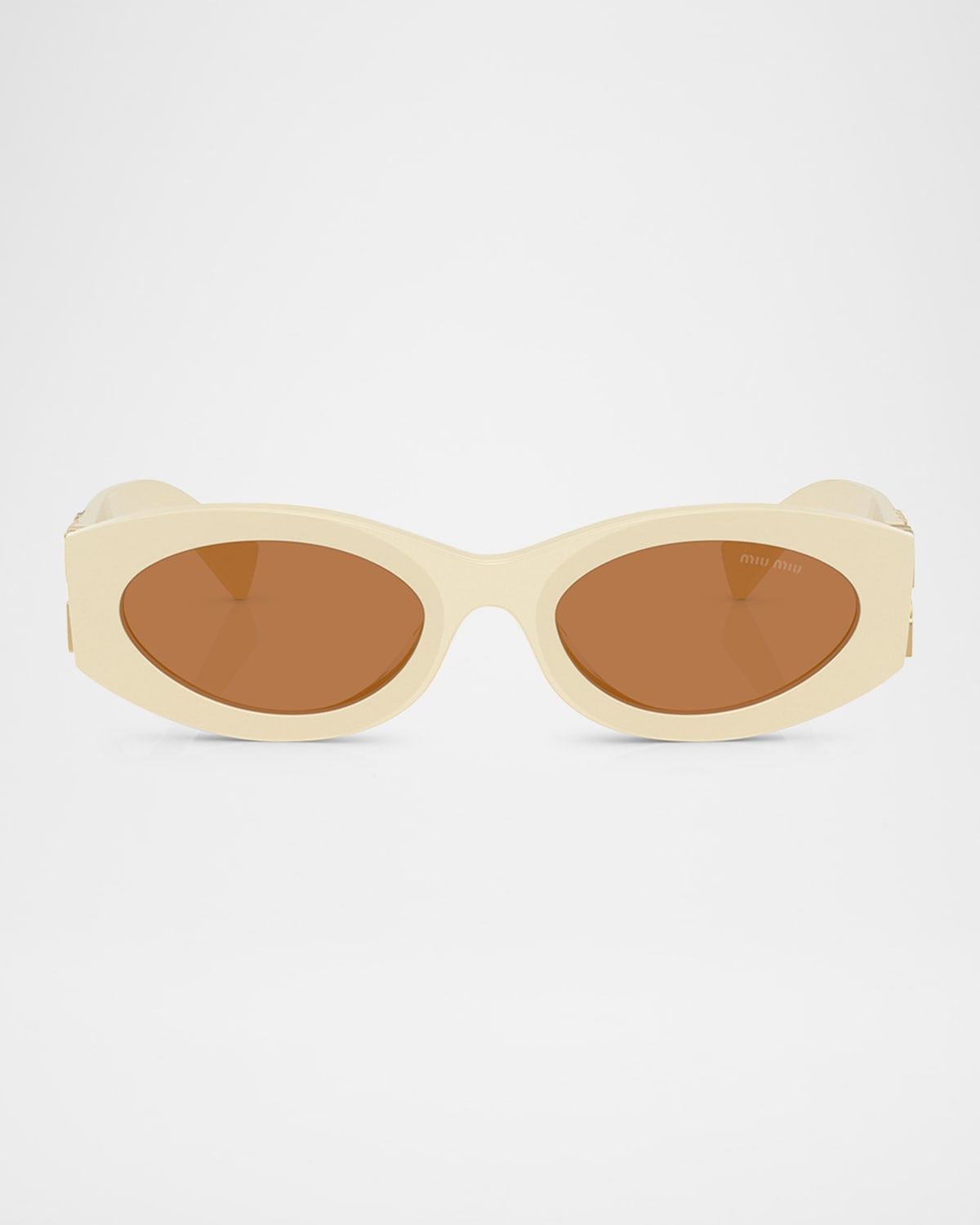 0MU 11WS Acetate Oval Sunglasses