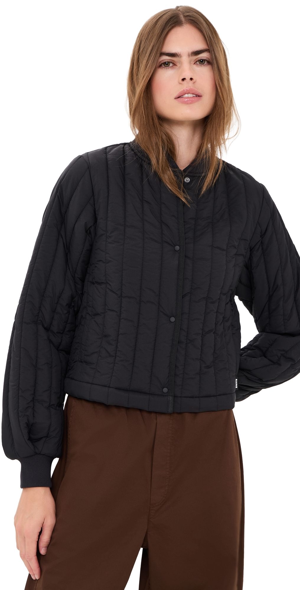 Rains Banja Liner Bomber Jacket Black S