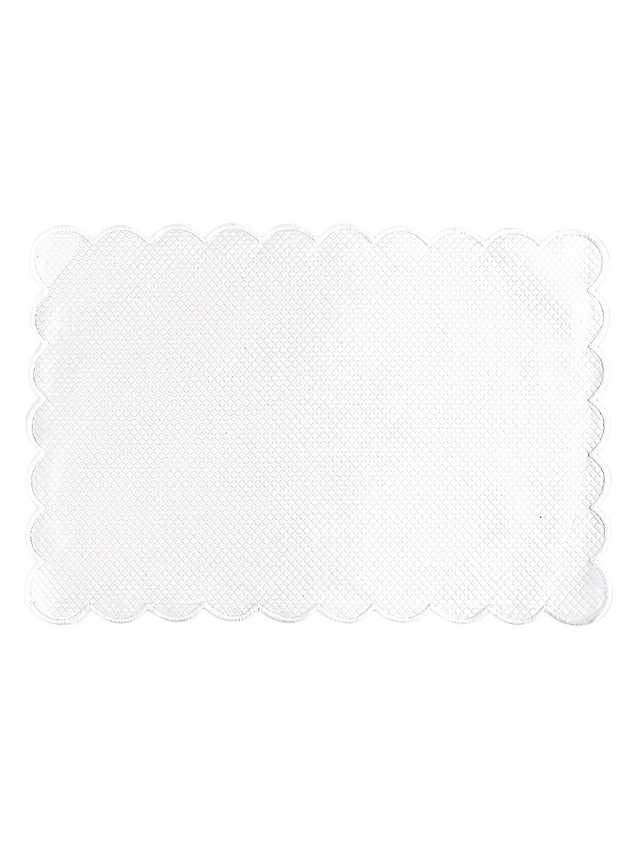 Savannah Gardens 4-Piece Placemat Set - White