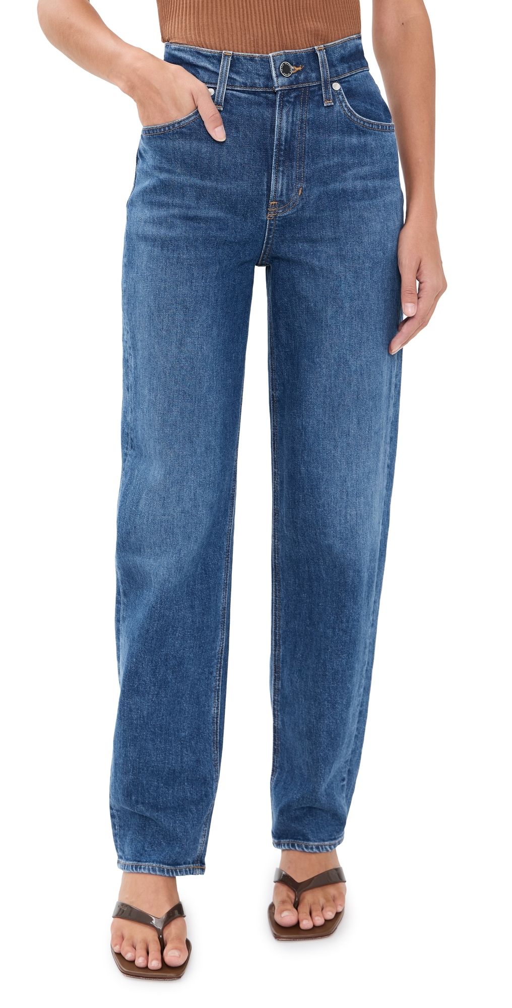 Veronica Beard Jean Harley Arc Jeans Bright Blue 28