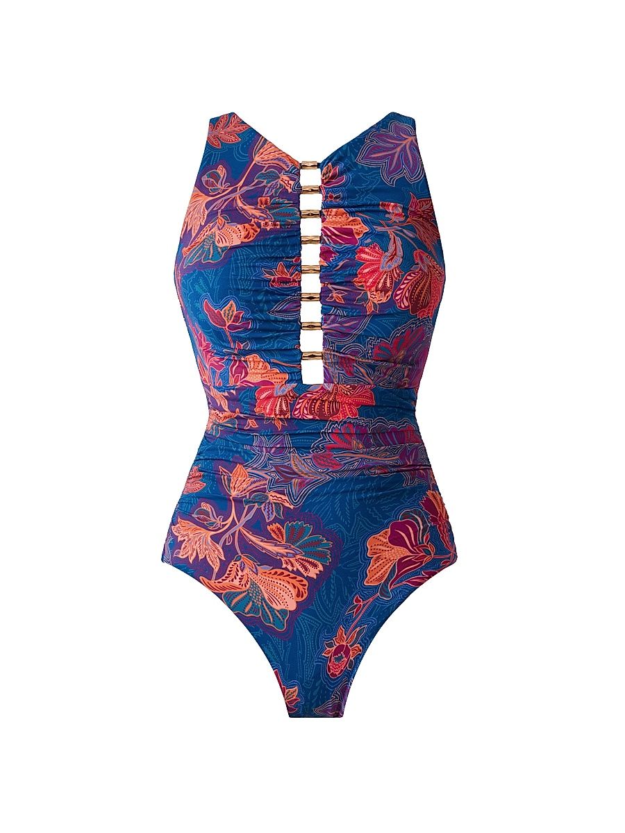 Women's Decoupage Swizzle Floral Swimsuit - Size 16