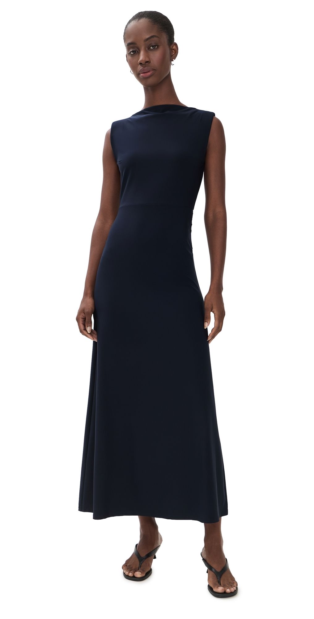 Hill House Home The Sloane Dress Midnight Navy L
