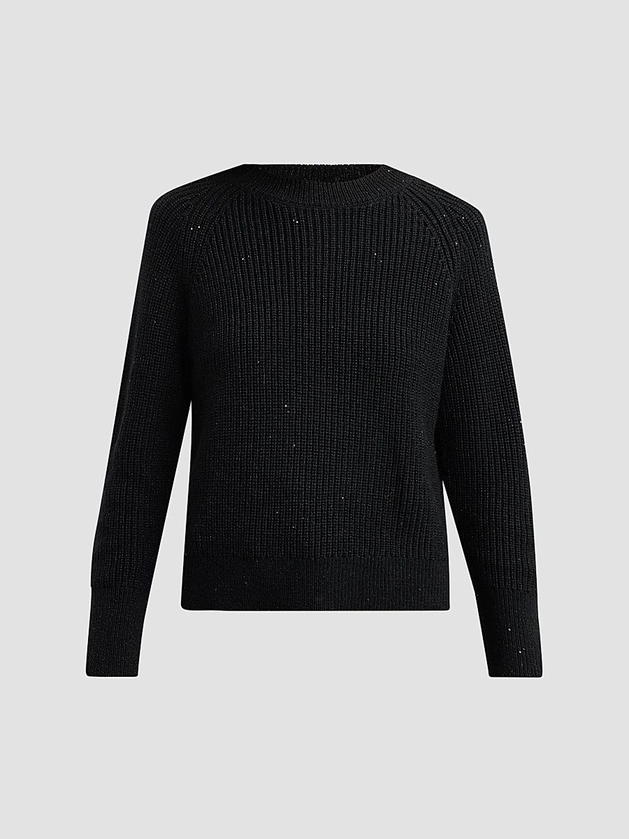 Kobi Halperin Women's Kimberly Ribbed Wool-Blend Sweater - Black - Size XL