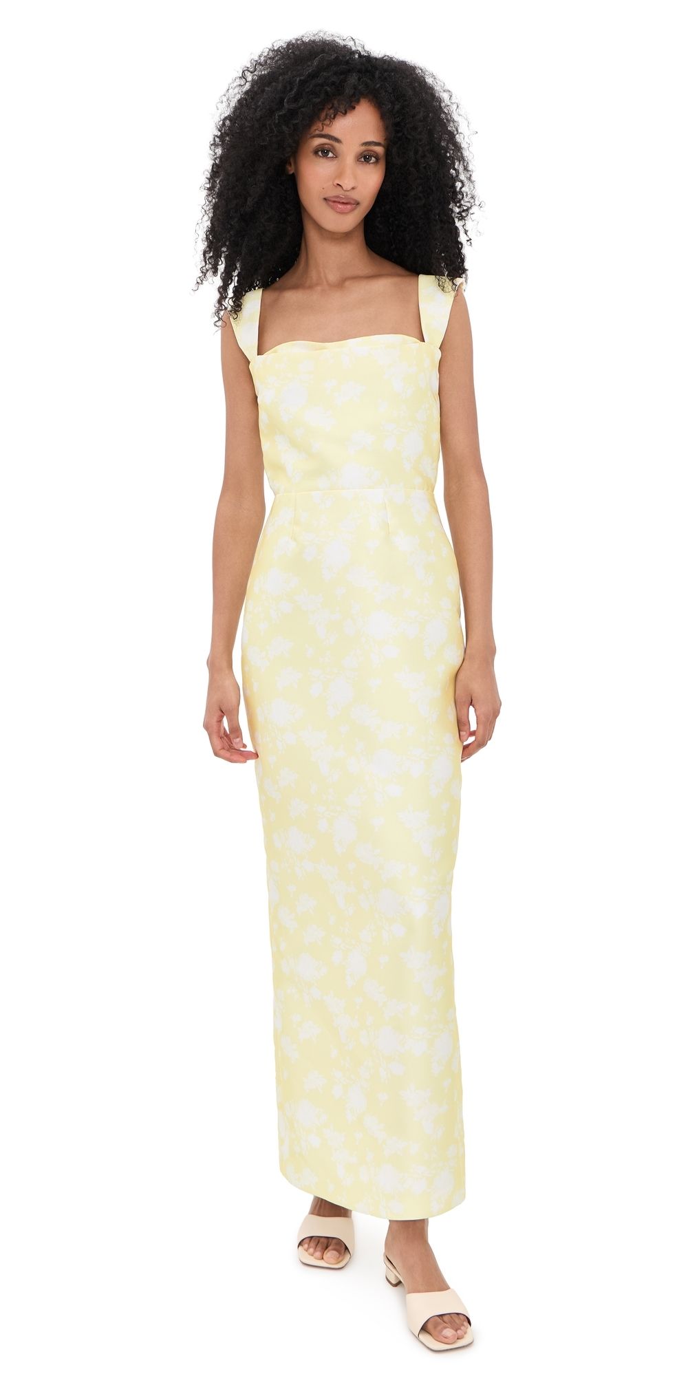 Damaris Bailey Danica Dress Yellow Floral M