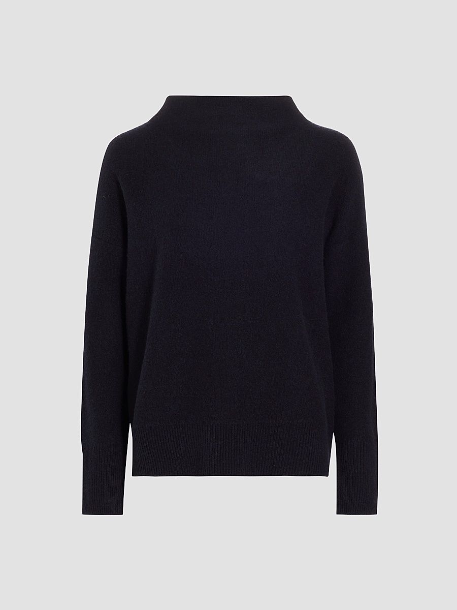 Vince Women's Funnelneck Cashmere Sweater - Coastal Blue - Size XL