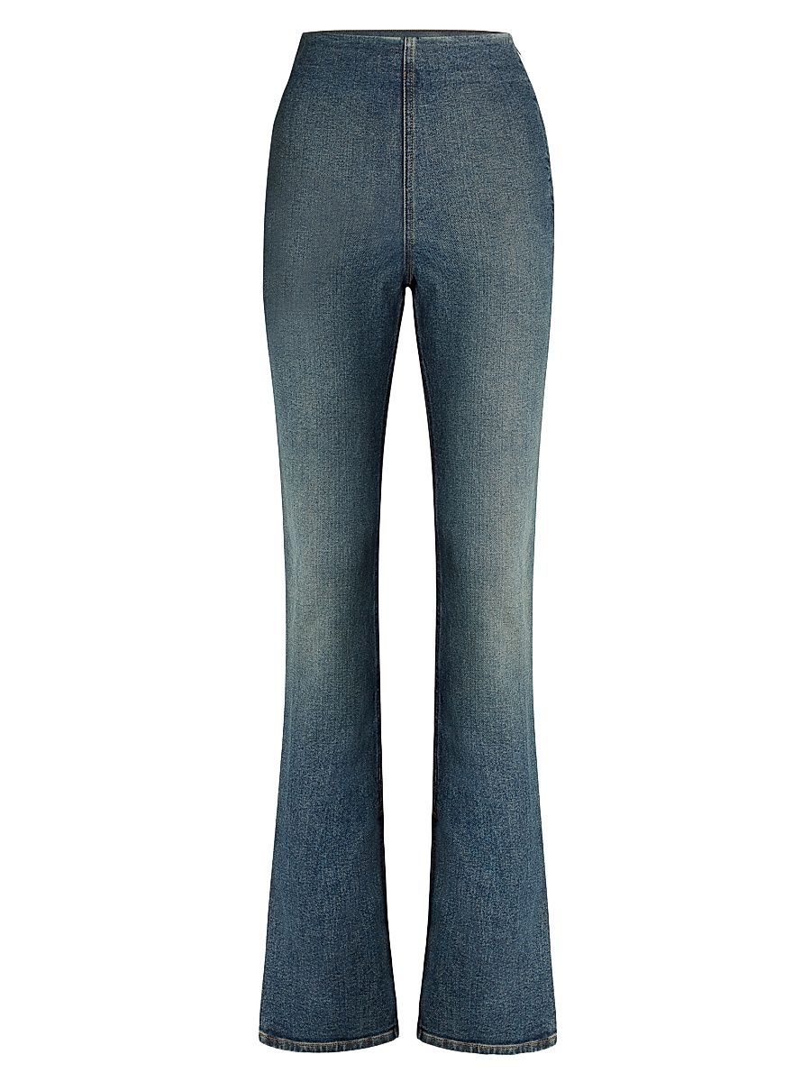 Women's Split Boot-Cut Denim Leggings - Tommy - Size Small