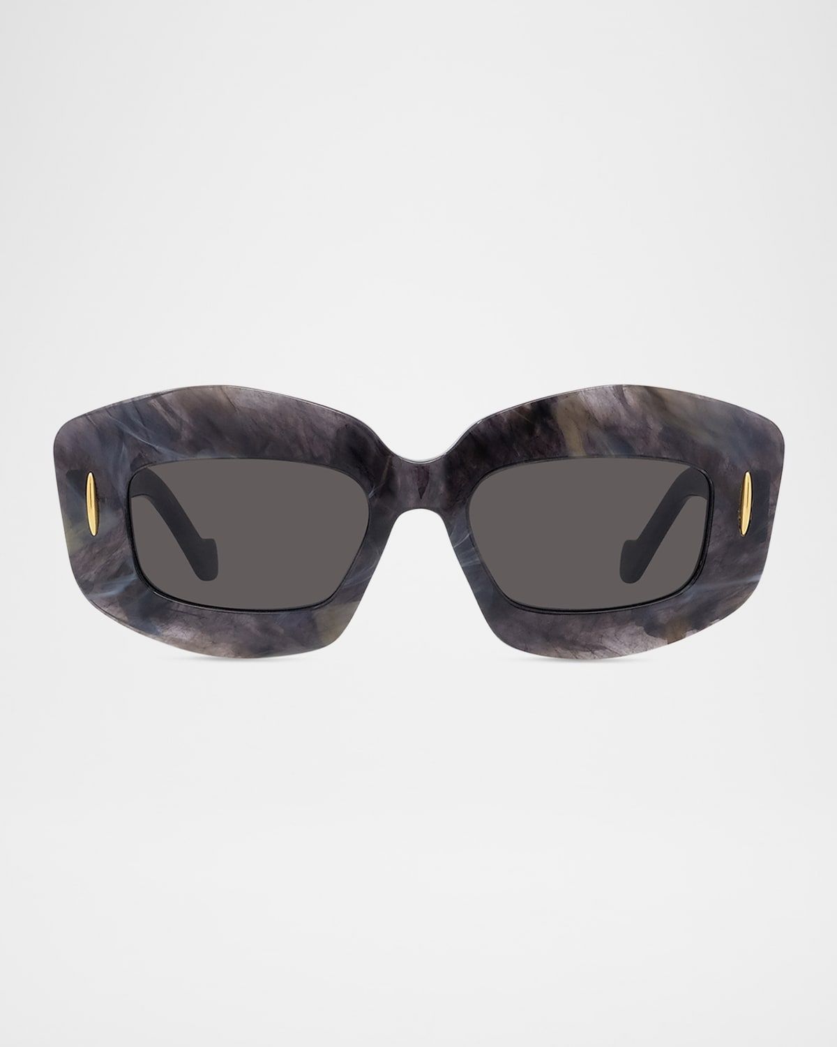 Men & apos;s Anagram Acetate and Nylon Rectangle Sunglasses