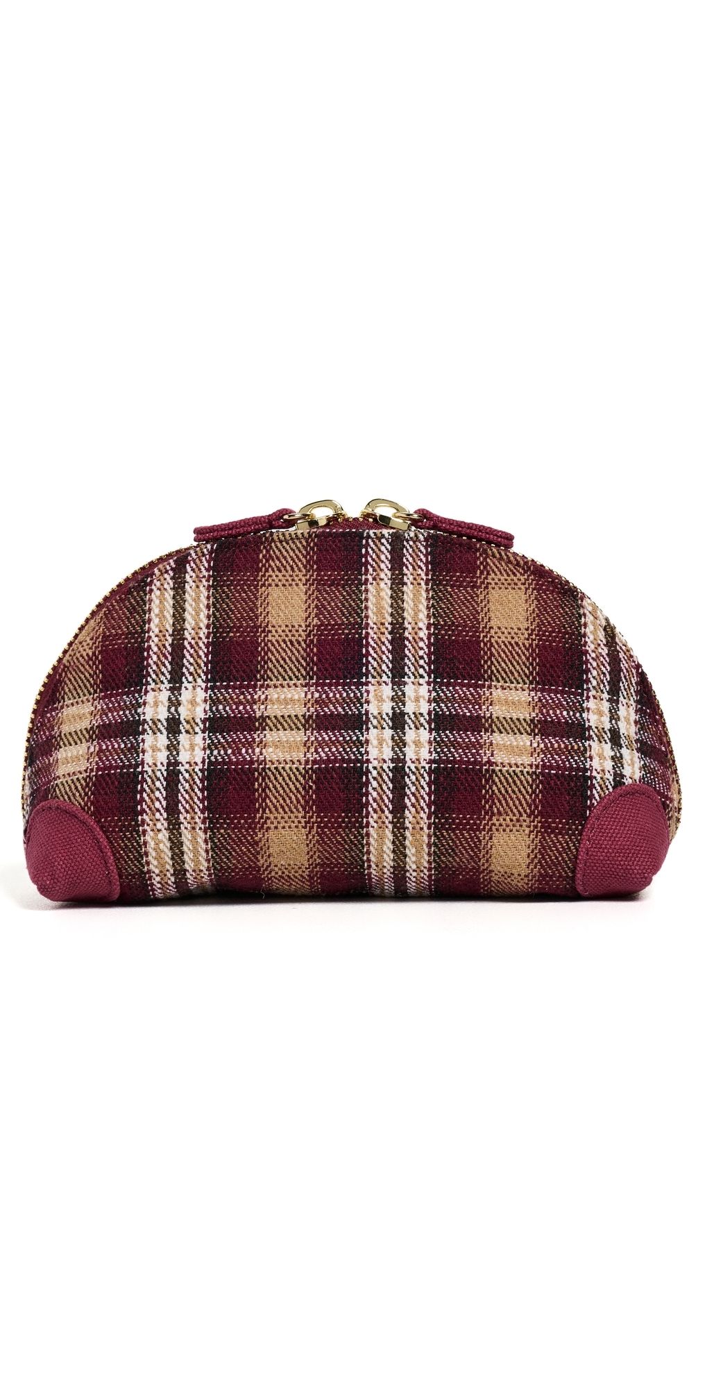 Stoney Clover Lane Curved Mini Pouch Plaid One Size