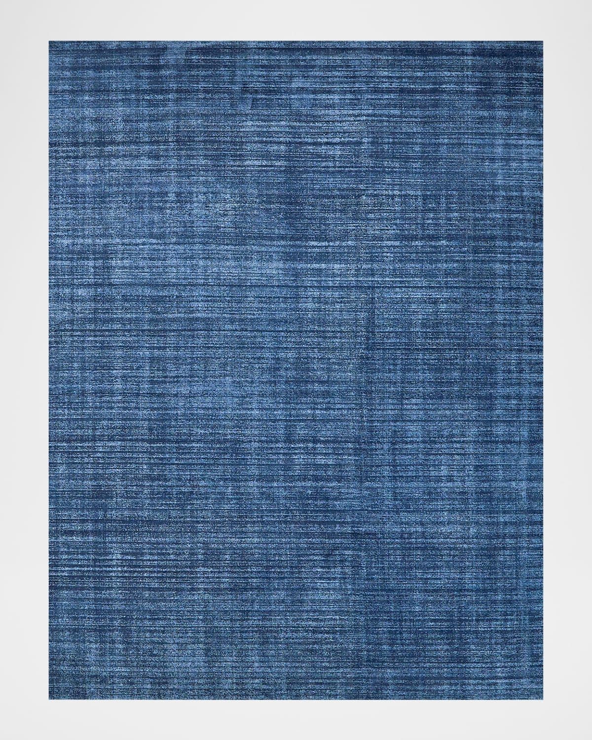 Martelli Modern Hand-Loomed Navy Rug