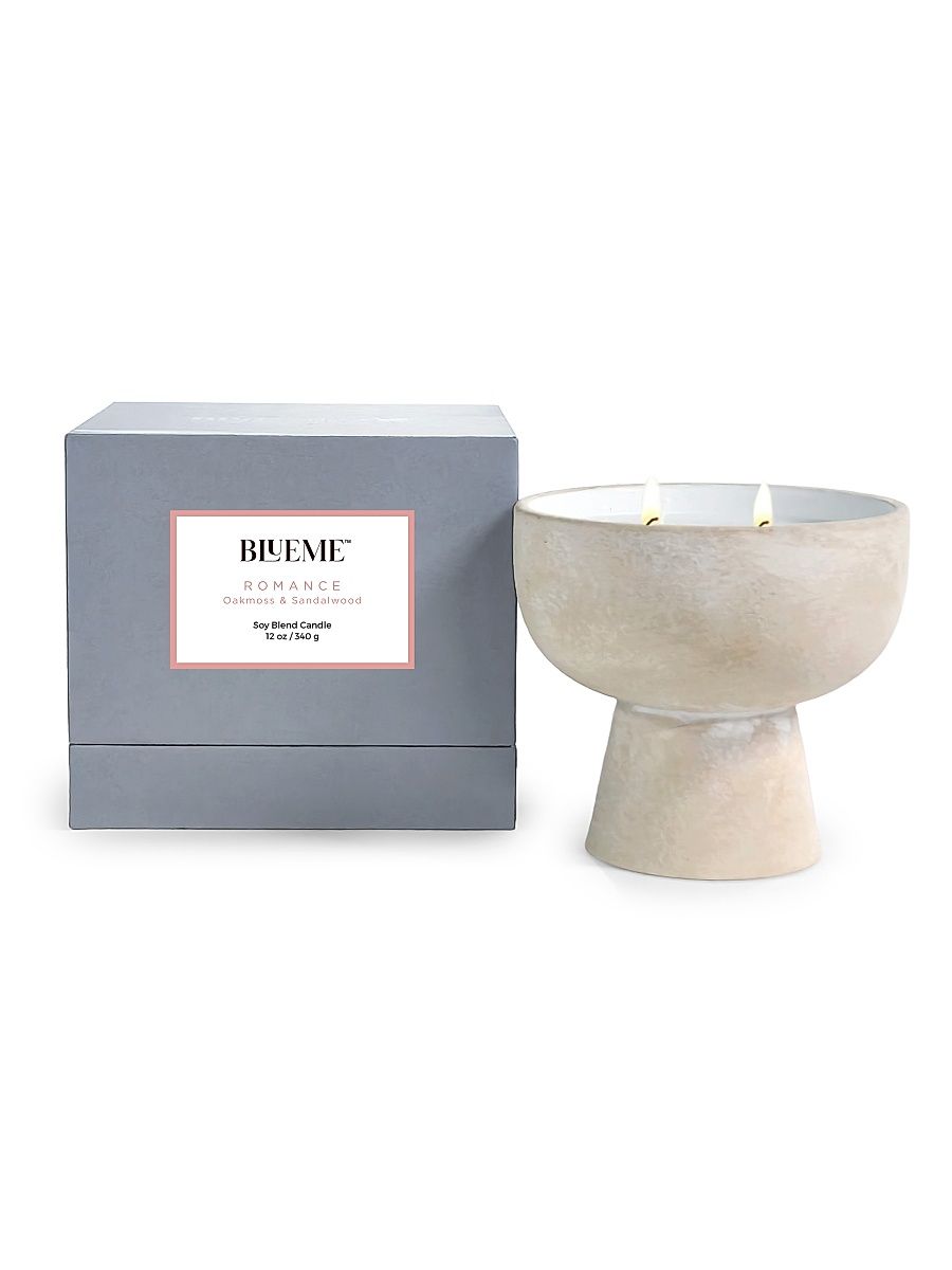 Romance Oakmoss & Sandalwood Scented Candle - Size Medium
