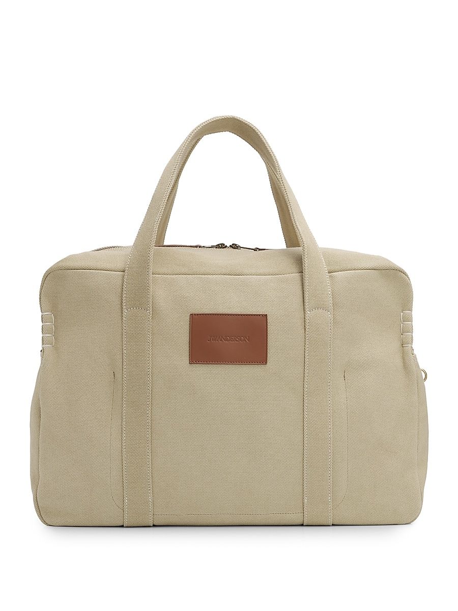 Men's Canvas Weekender Bag - Stone