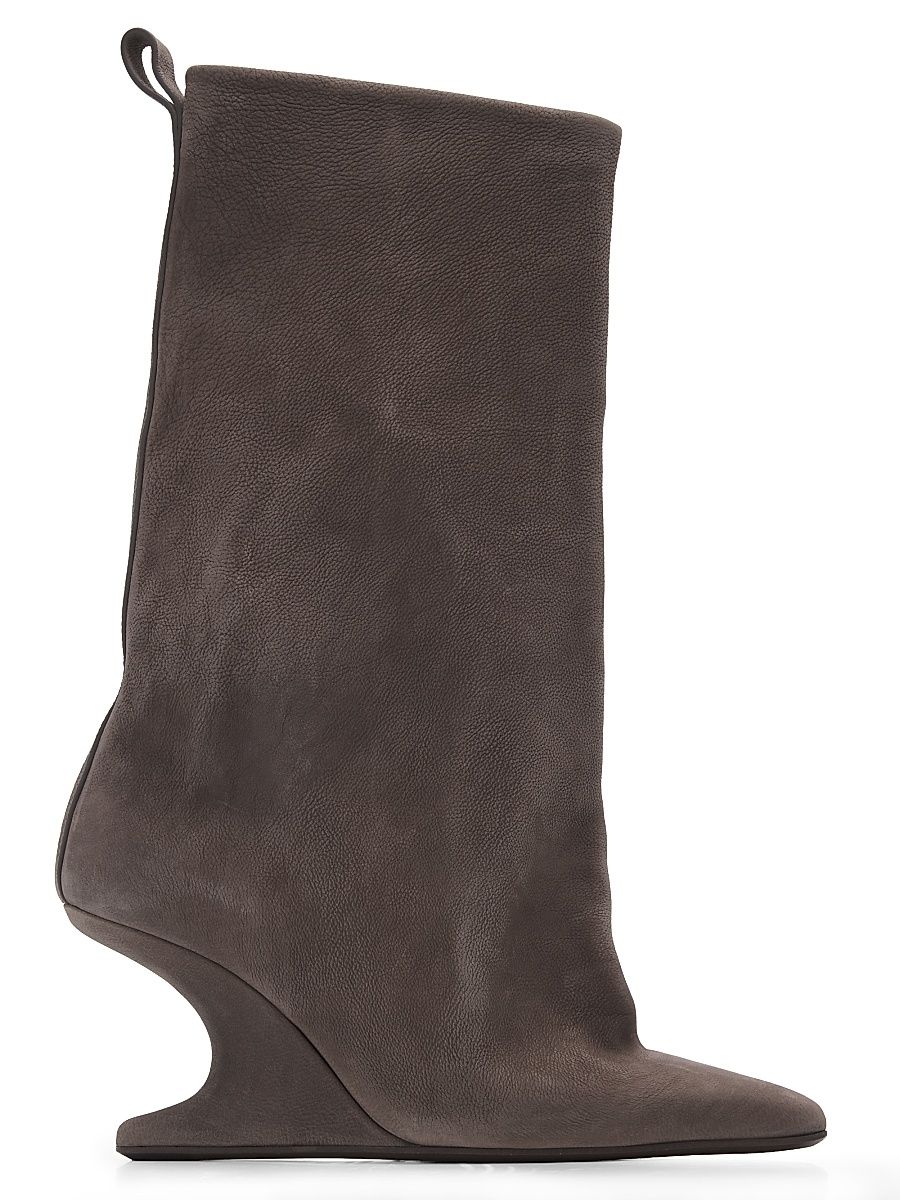 Women's Cantilever 8 Suede Sharp Flared Boots - Dark Dust - Size 11