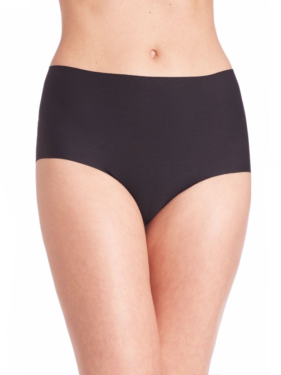 Commando Cotton Granny Panty - Black - Size Medium