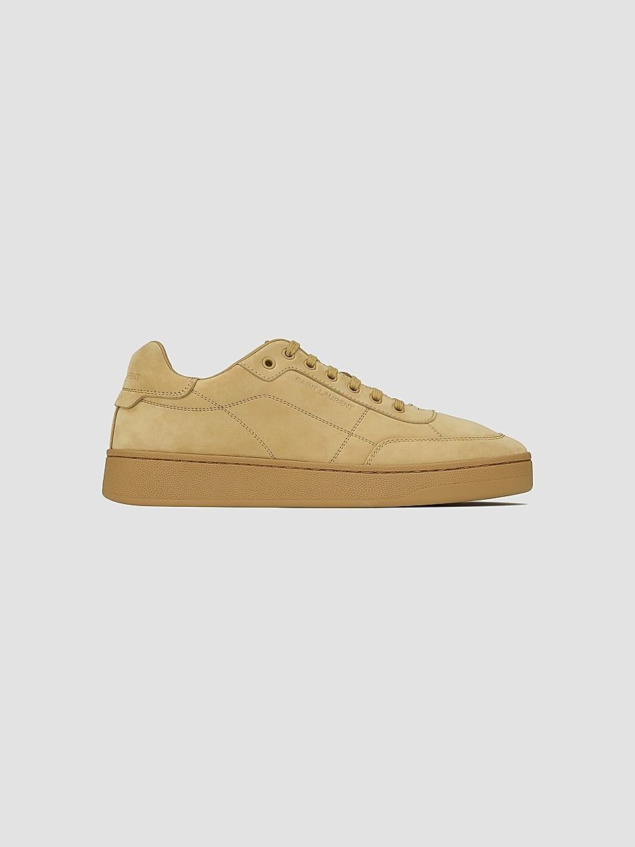 Saint Laurent Men's SL 61 Sneakers in Nubuck - Gobi Desert - Size 6