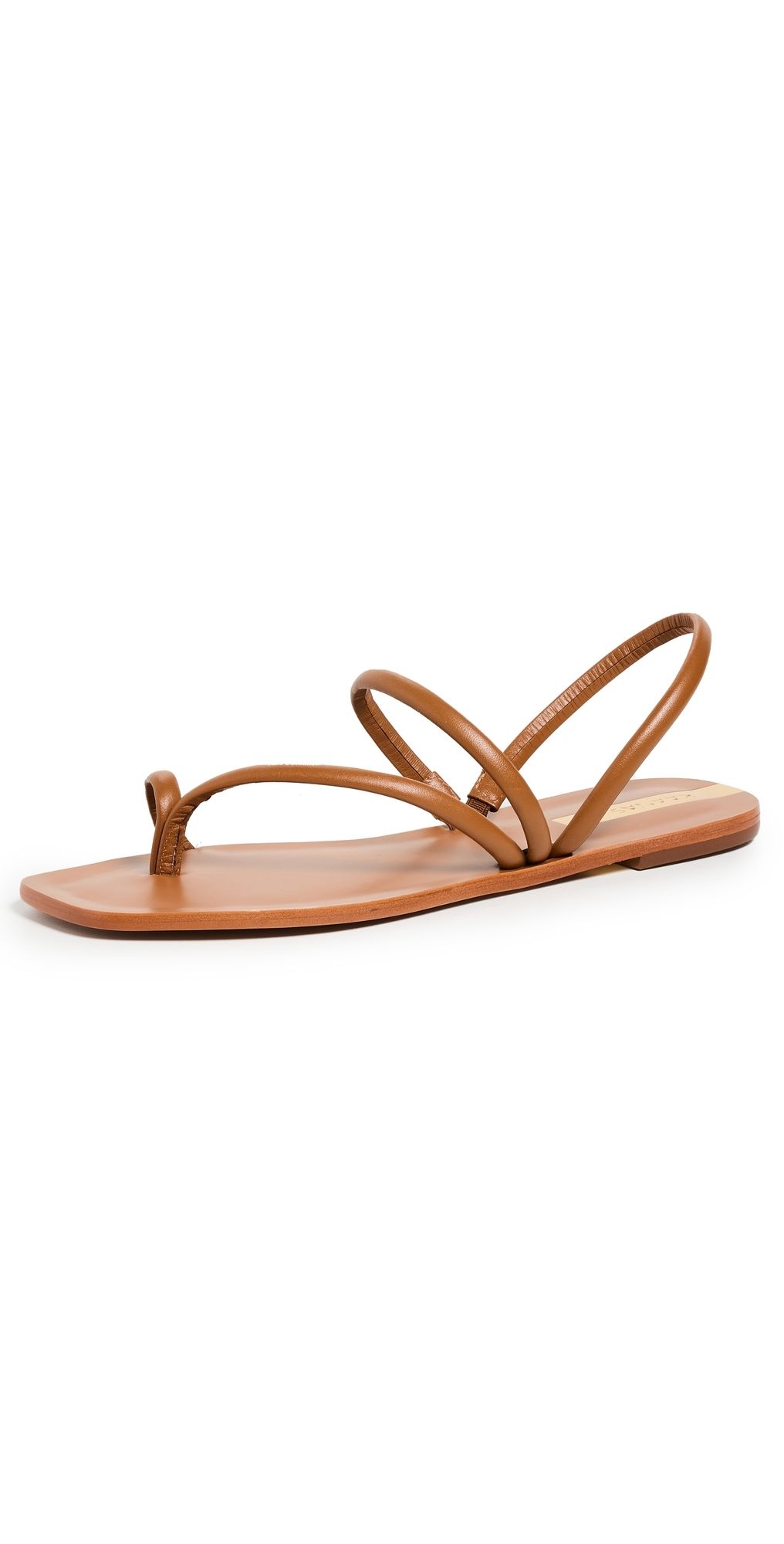 KAANAS Strappy Naked Sandals Tan 5
