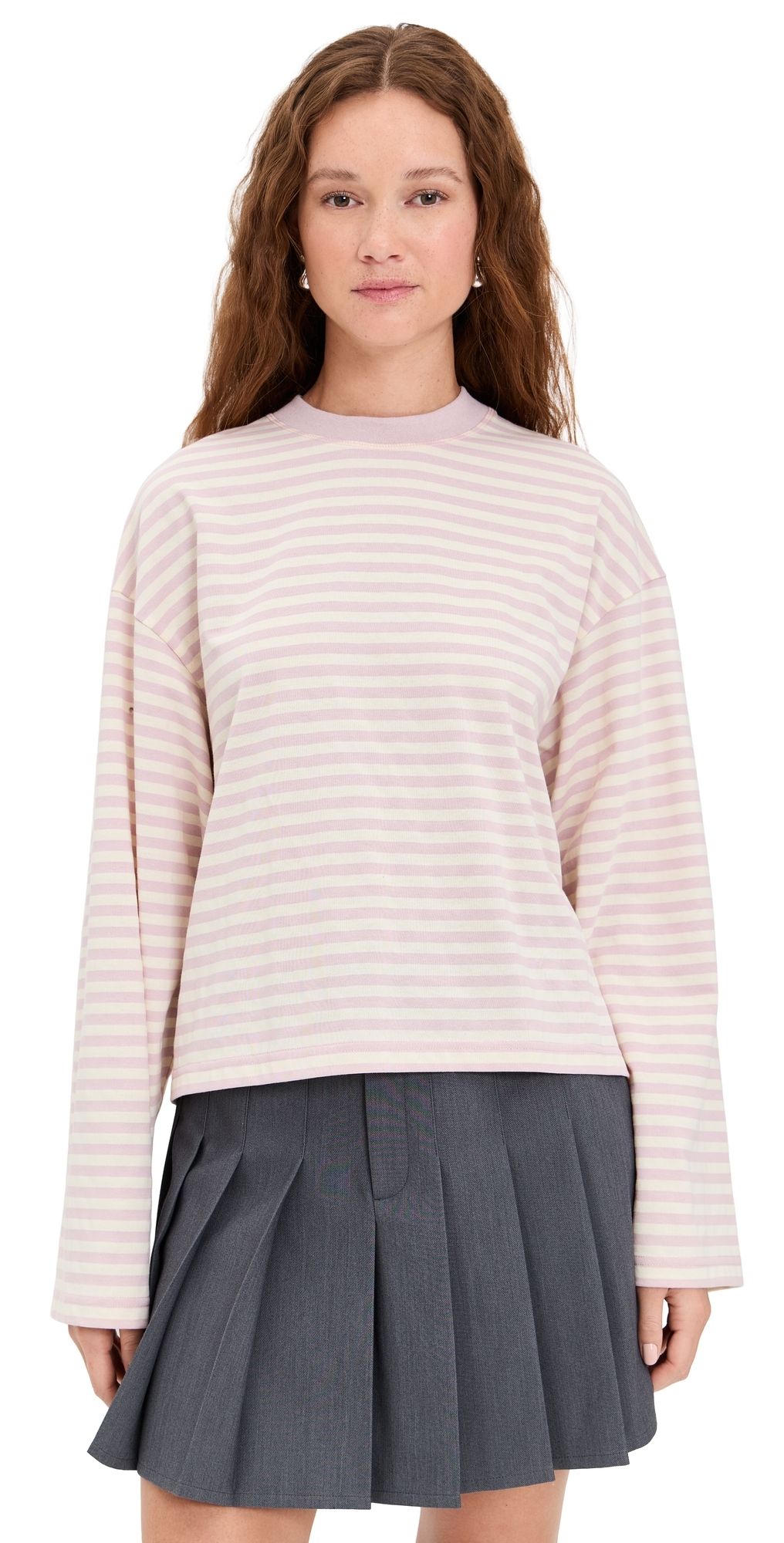 Lioness Bloom Long Sleeve Blush Stripe XXS
