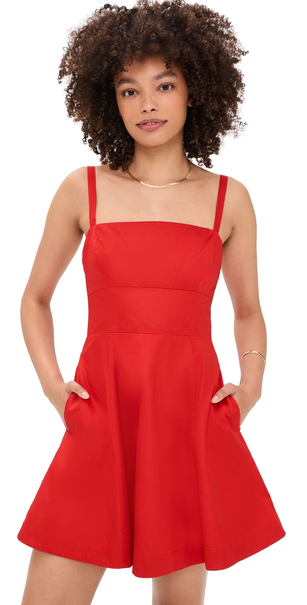Hill House Home The Margot Mini Dress Red S