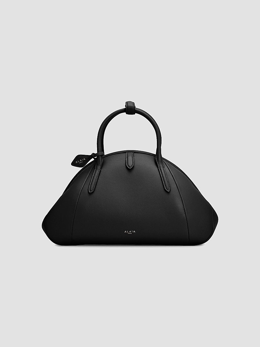 ALAÏA Women's Small Leather Top Handle Bag - Noir