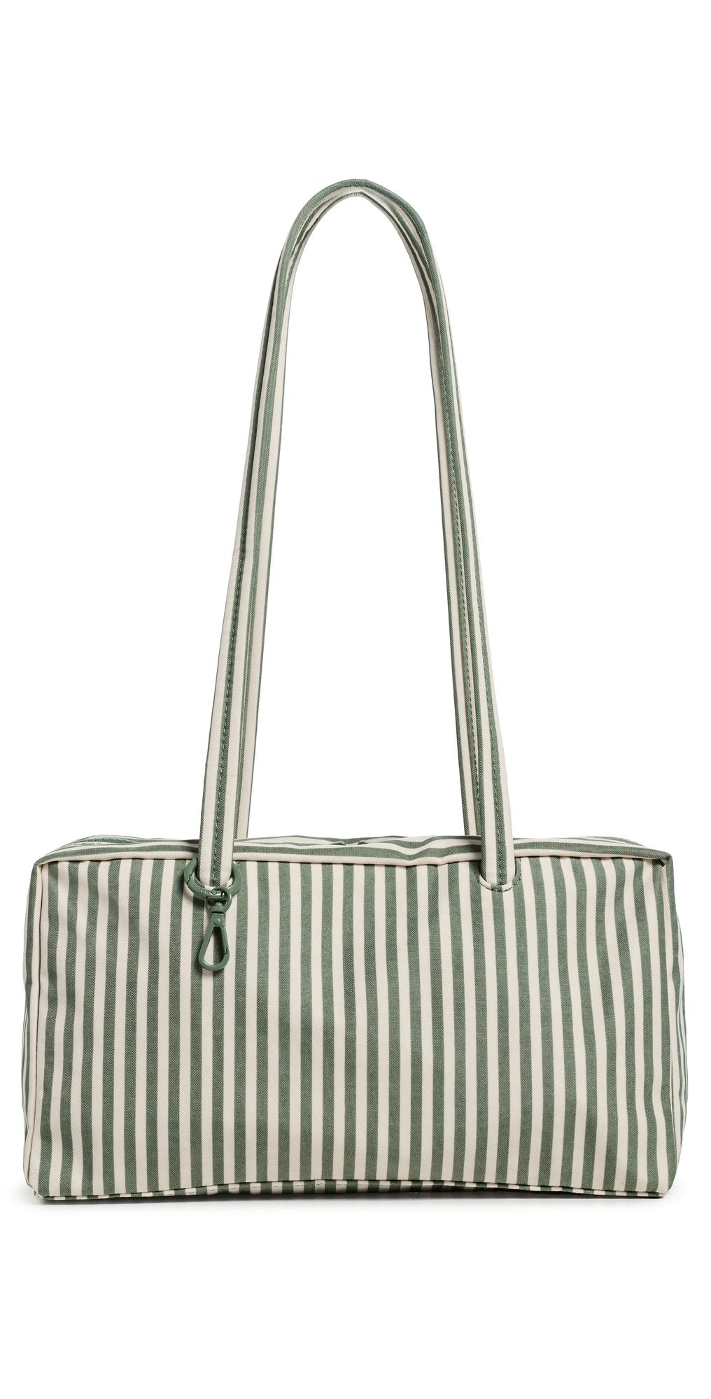 BAGGU Nylon Bowler Bag Sage Stripe One Size