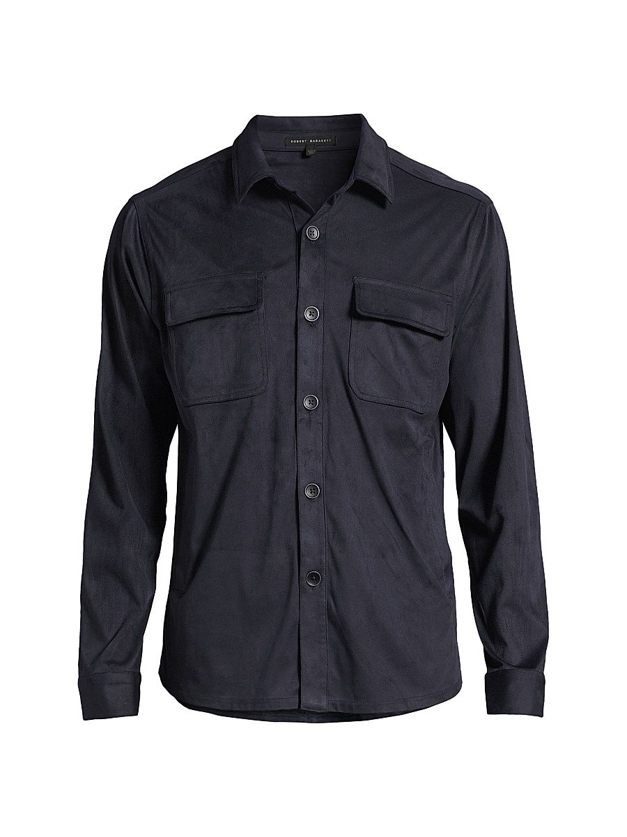 Men's Renoir Patch Shirt - Navy - Size XL