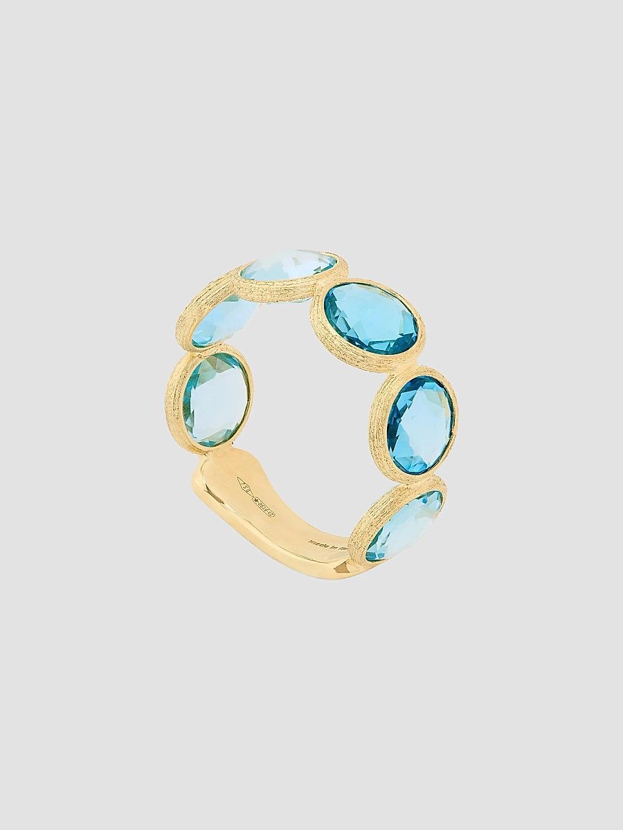 Marco Bicego Women's Jaipur Color 18K Yellow Gold & Blue Topaz Ring - Yellow Gold - Size 7