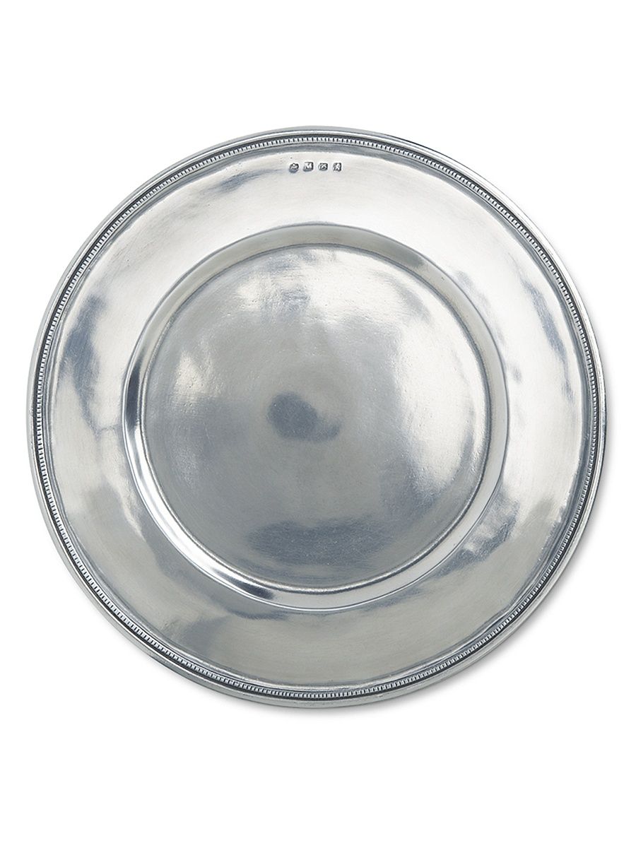 Toscana Large Pewter Charger