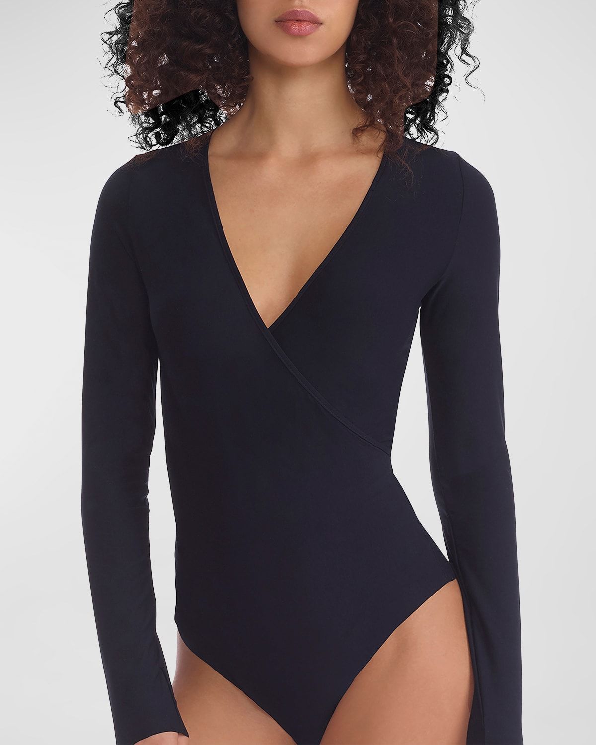 Butter Wrap Long-Sleeve Bodysuit
