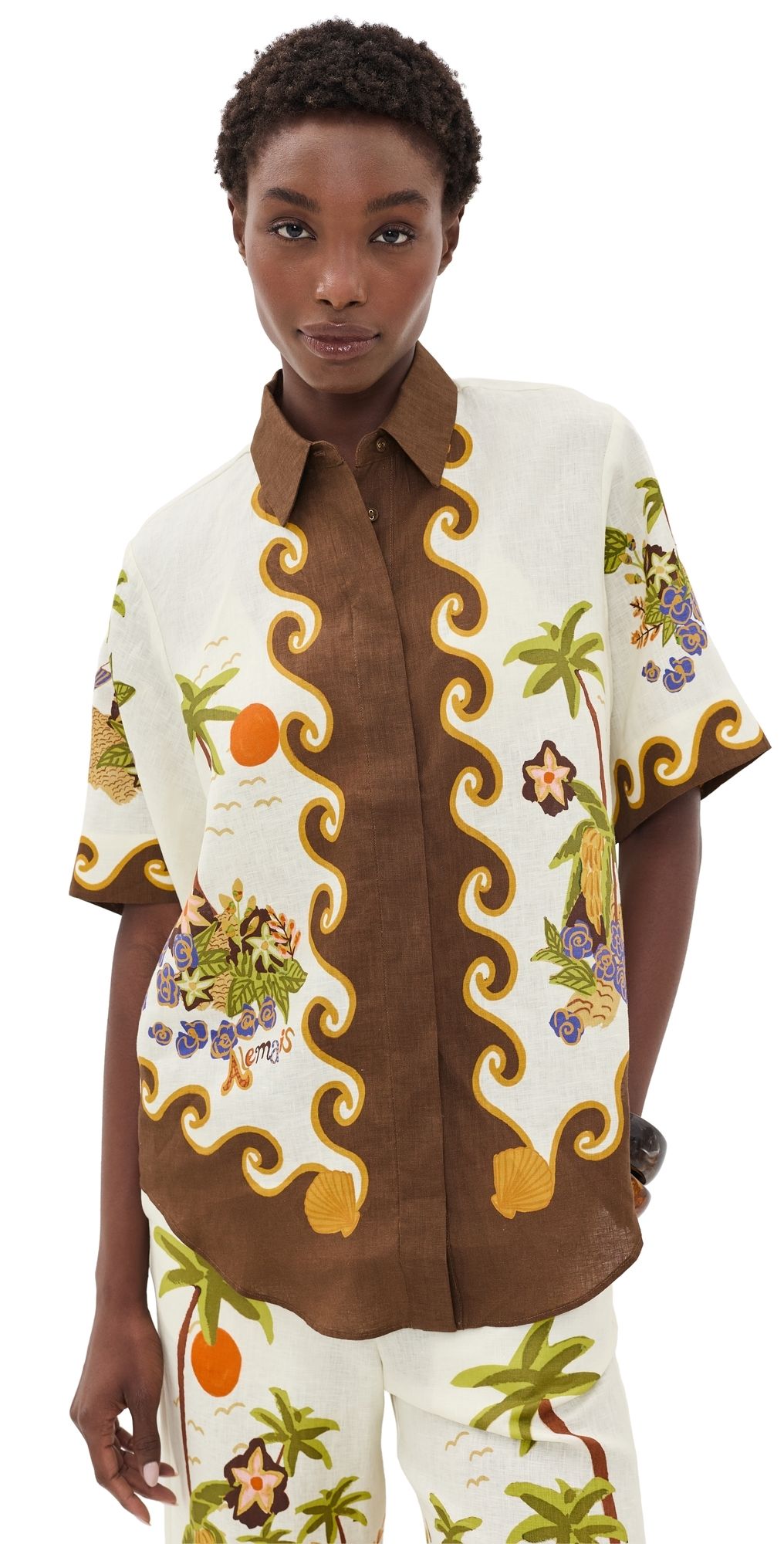 ALÉMAIS Island Cove Shirt Cream 14