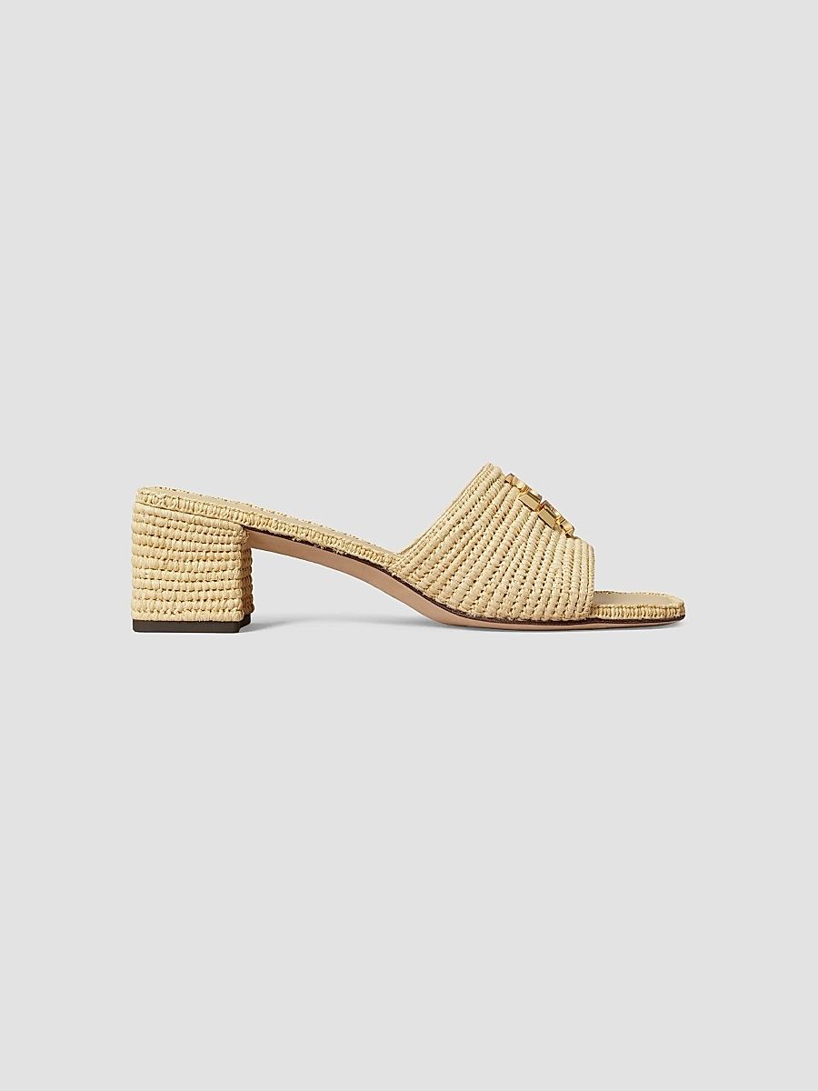 Women's Eleanor 55MM Raffia Sandals - Natural - Size 9.5