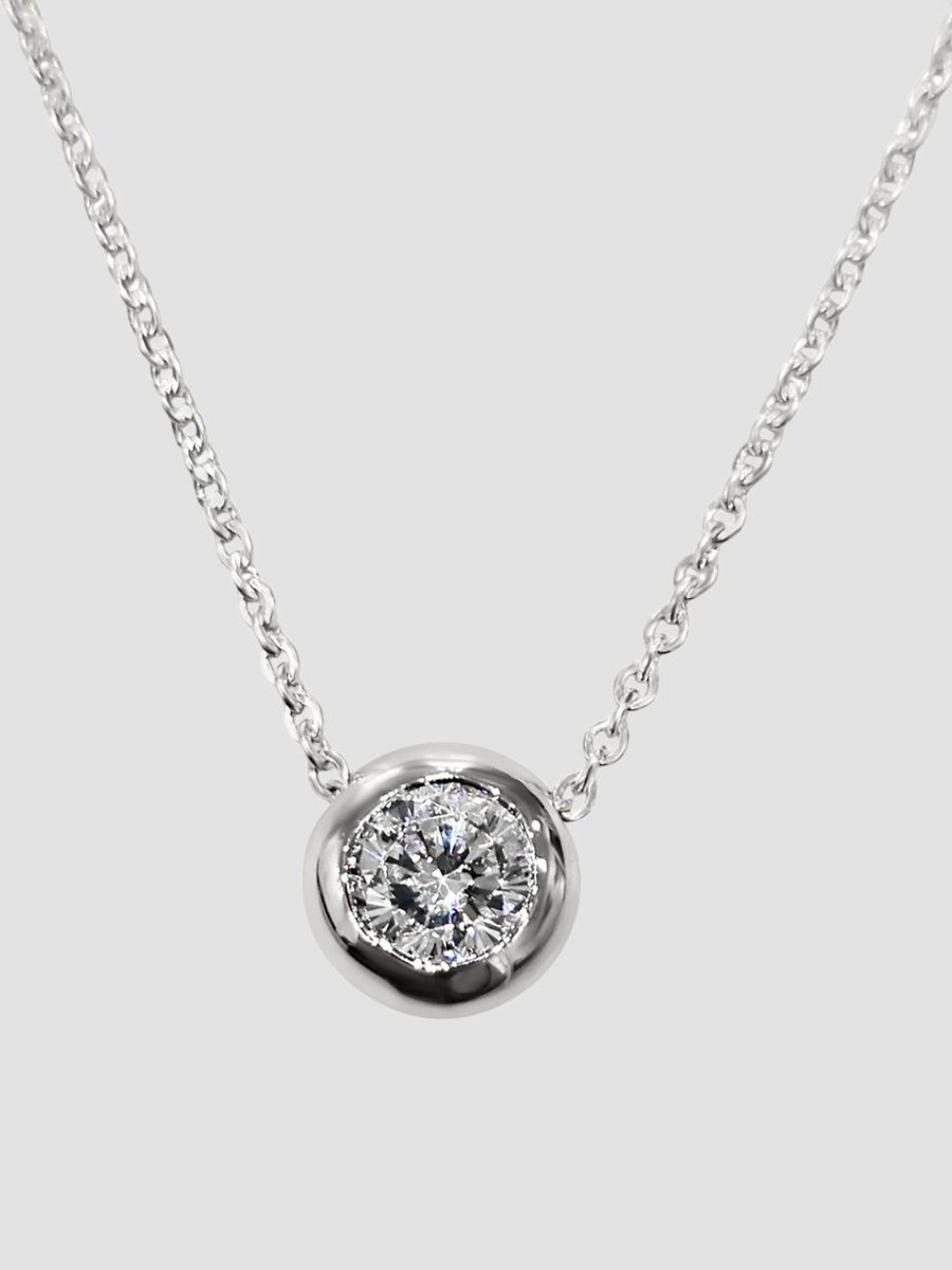 Women's Sterling Silver & 1.00 TCW Cubic Zirconia Pendant Necklace - White