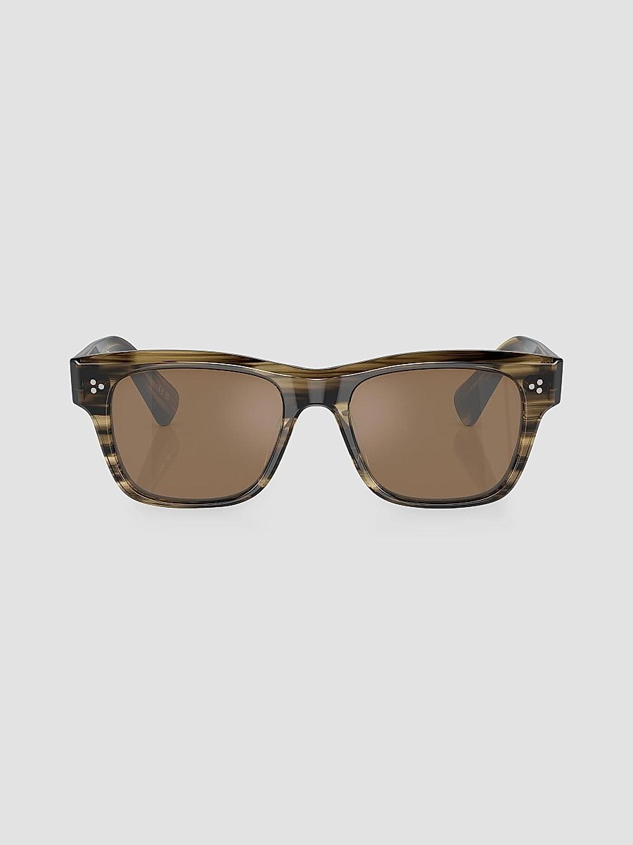 Oliver Peoples Women's Birell 52MM Square Sunglasses - Olive