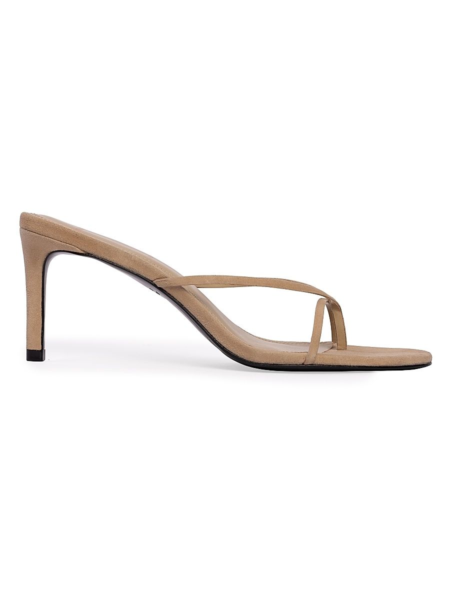 Women's Jade 65MM Suede Sandals - Sand Suede - Size 12