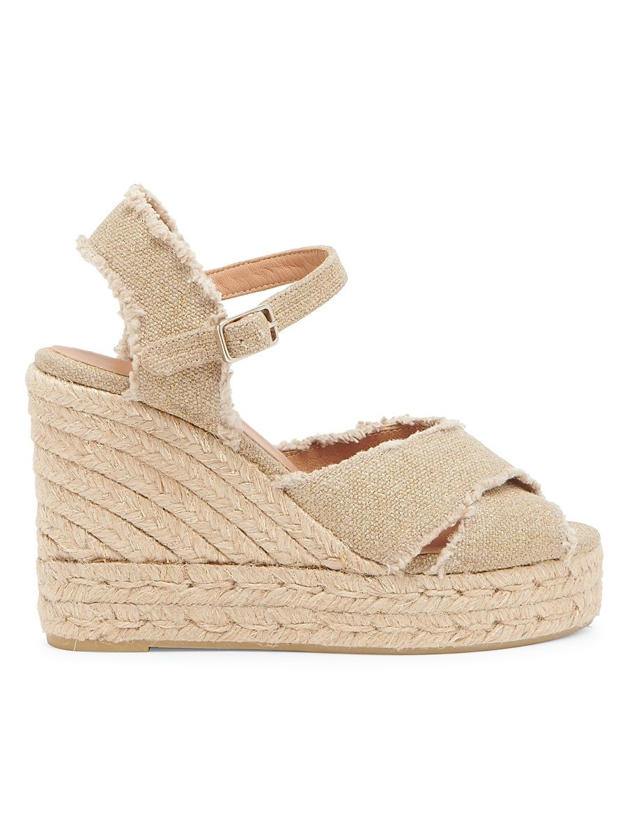 Women's Bromelia Espadrille Wedge Sandals - Oro - Size 10