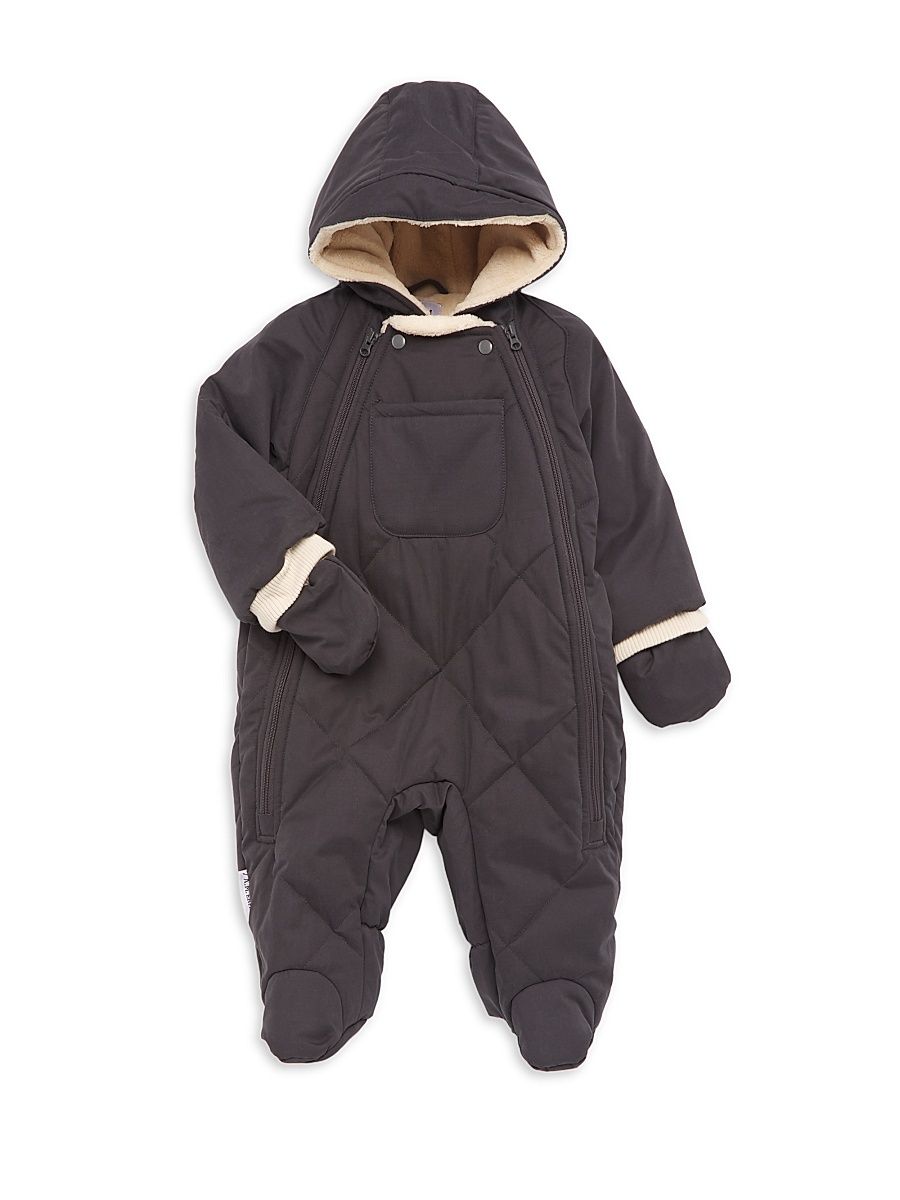 Baby's Bébé Benji Snowsuit - Smokey Grey - Size 6 Months