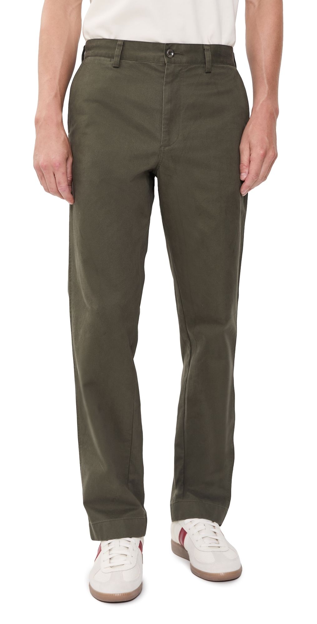 Reigning Champ Cotton Chino Freshman Standard Pants Dark Olive 32