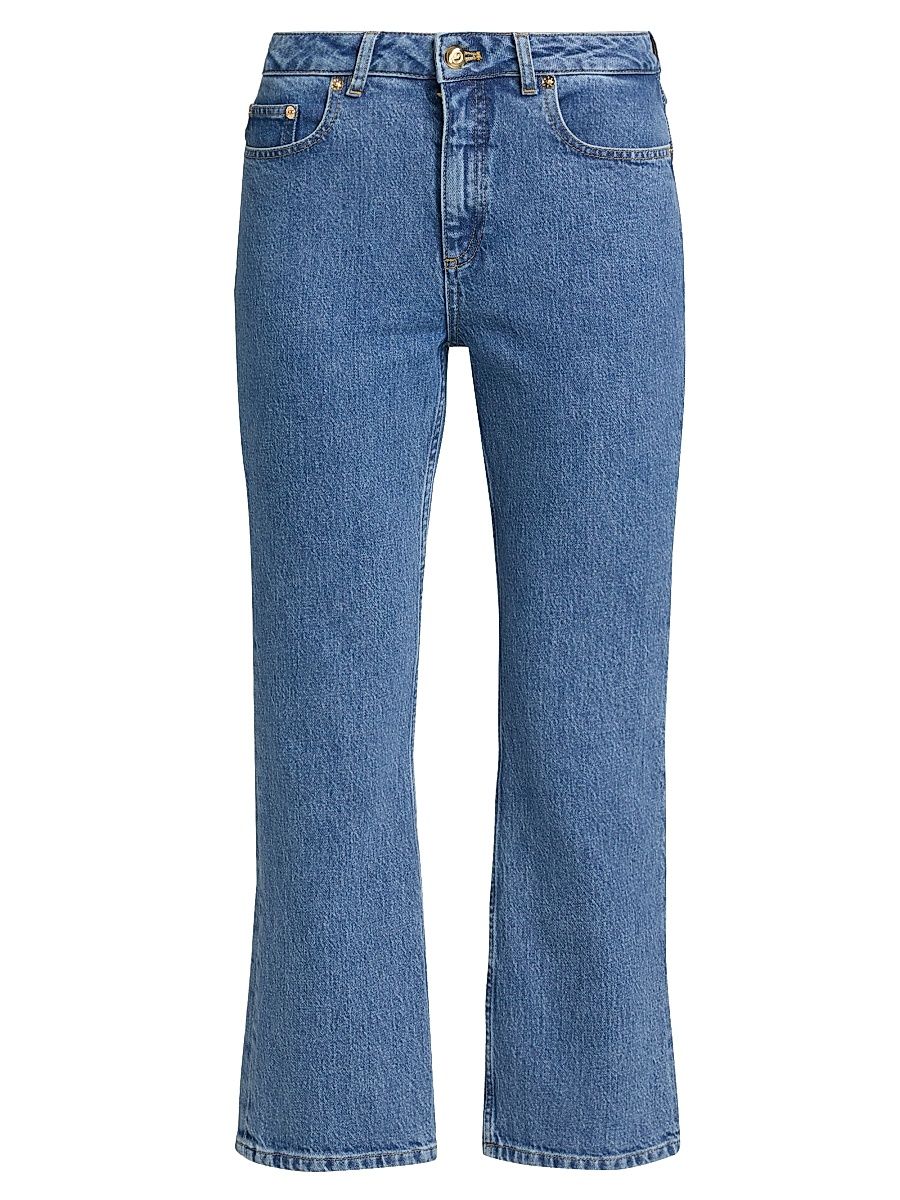 Women's Stevie Cropped Jeans - Blue Mirage - Size 12