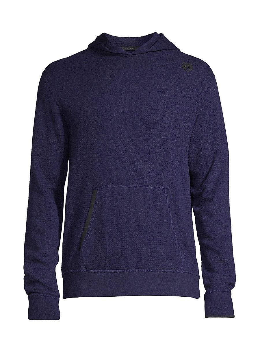 Men's Bleeker Hoodie Sweatshirt - Navy Heather - Size Small