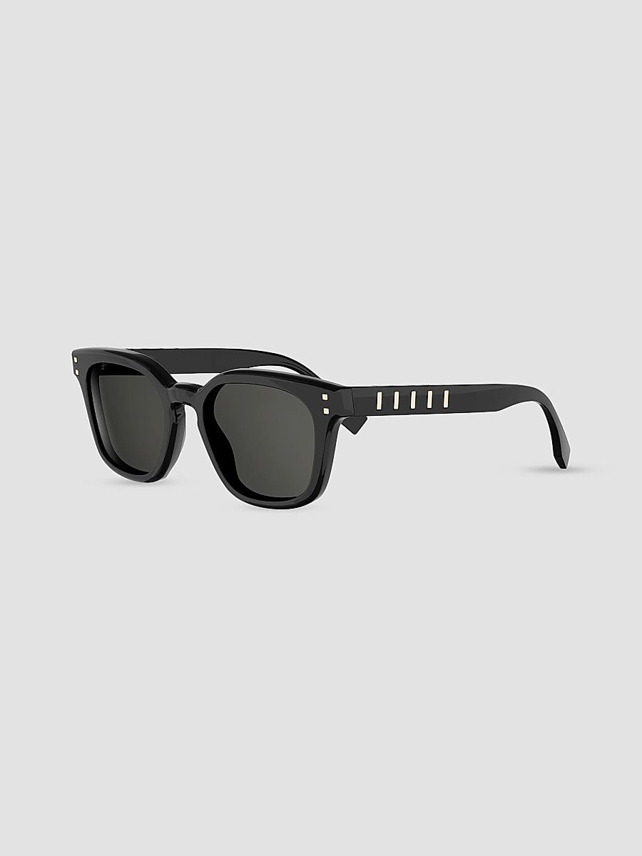 Men's Fendi Five Sisters 51MM Square Sunglasses - Black