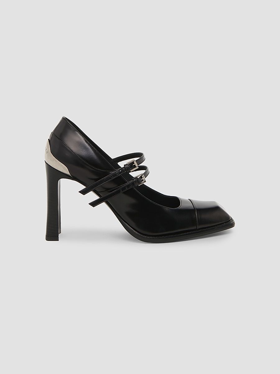 Women's Niko 95MM Mary Jane Leather Pumps - Black - Size 11