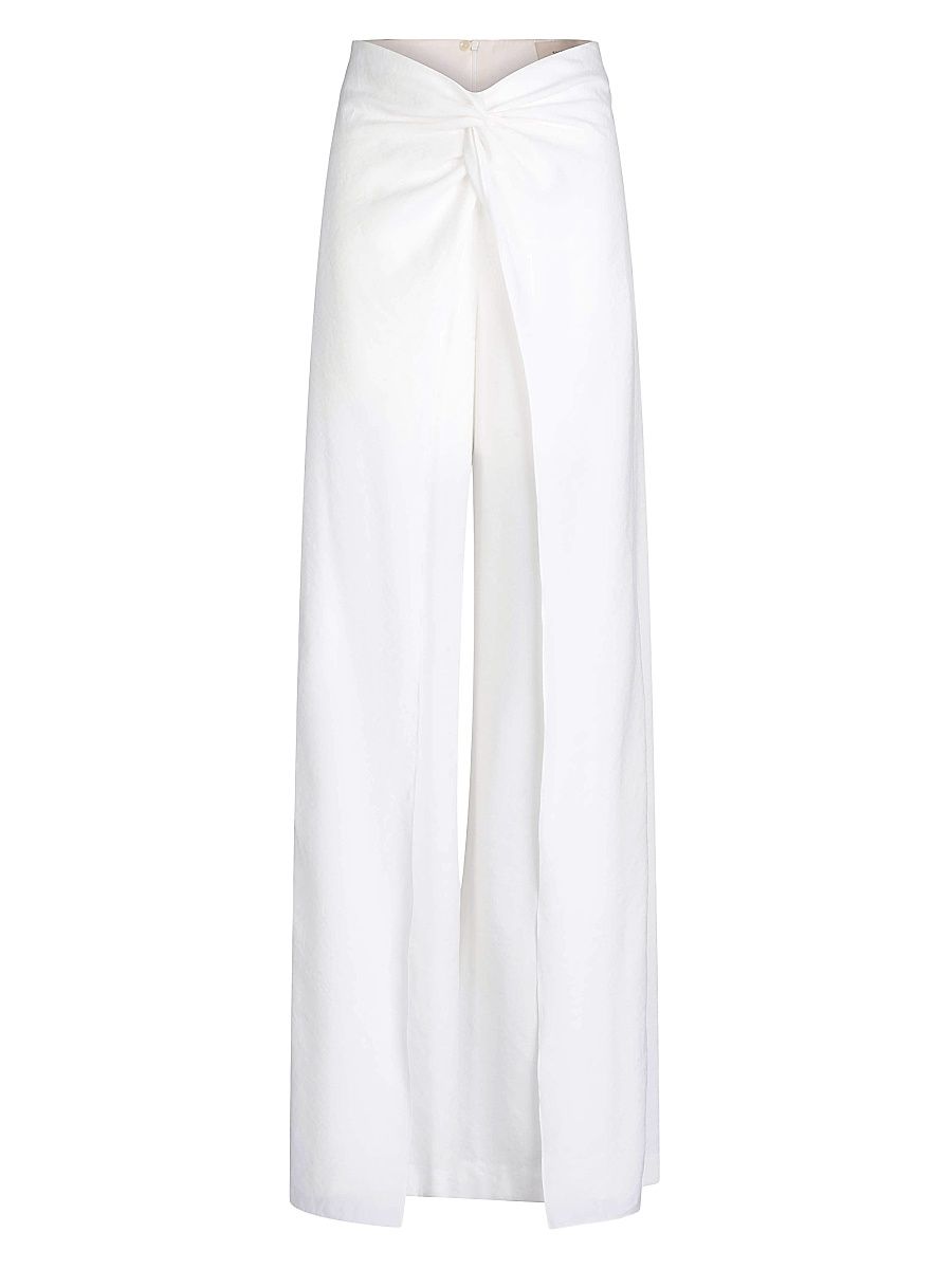 Women's Canturipe Wide-Leg Pants - White - Size XS
