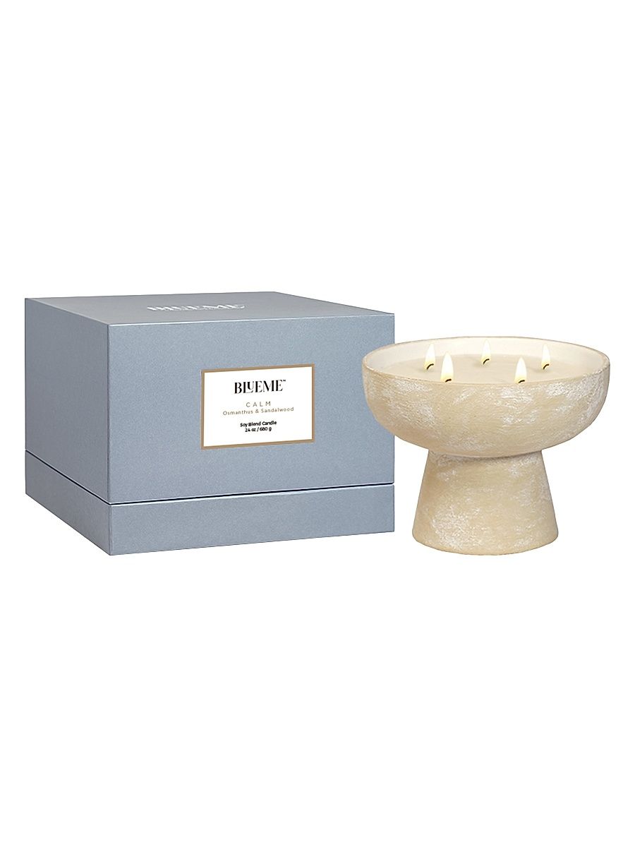 Calm Osmanthus & Sandalwood Ceramic Candle - Size Large
