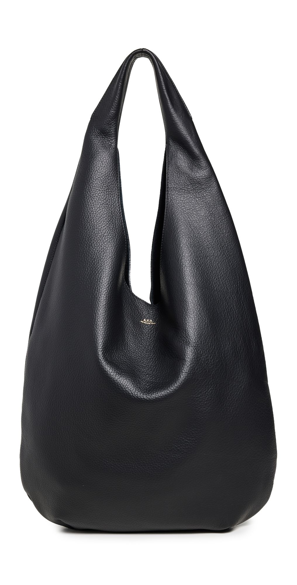 A. P.C. Le Neige Hobo Bag Lzz Black One Size