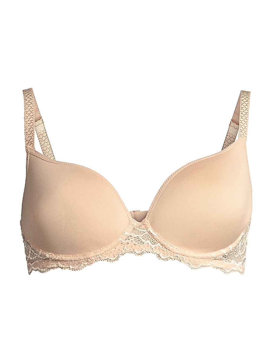 Women's Caresse 3D Plunge T-Shirt Bra - Peau Rose - Size 32C