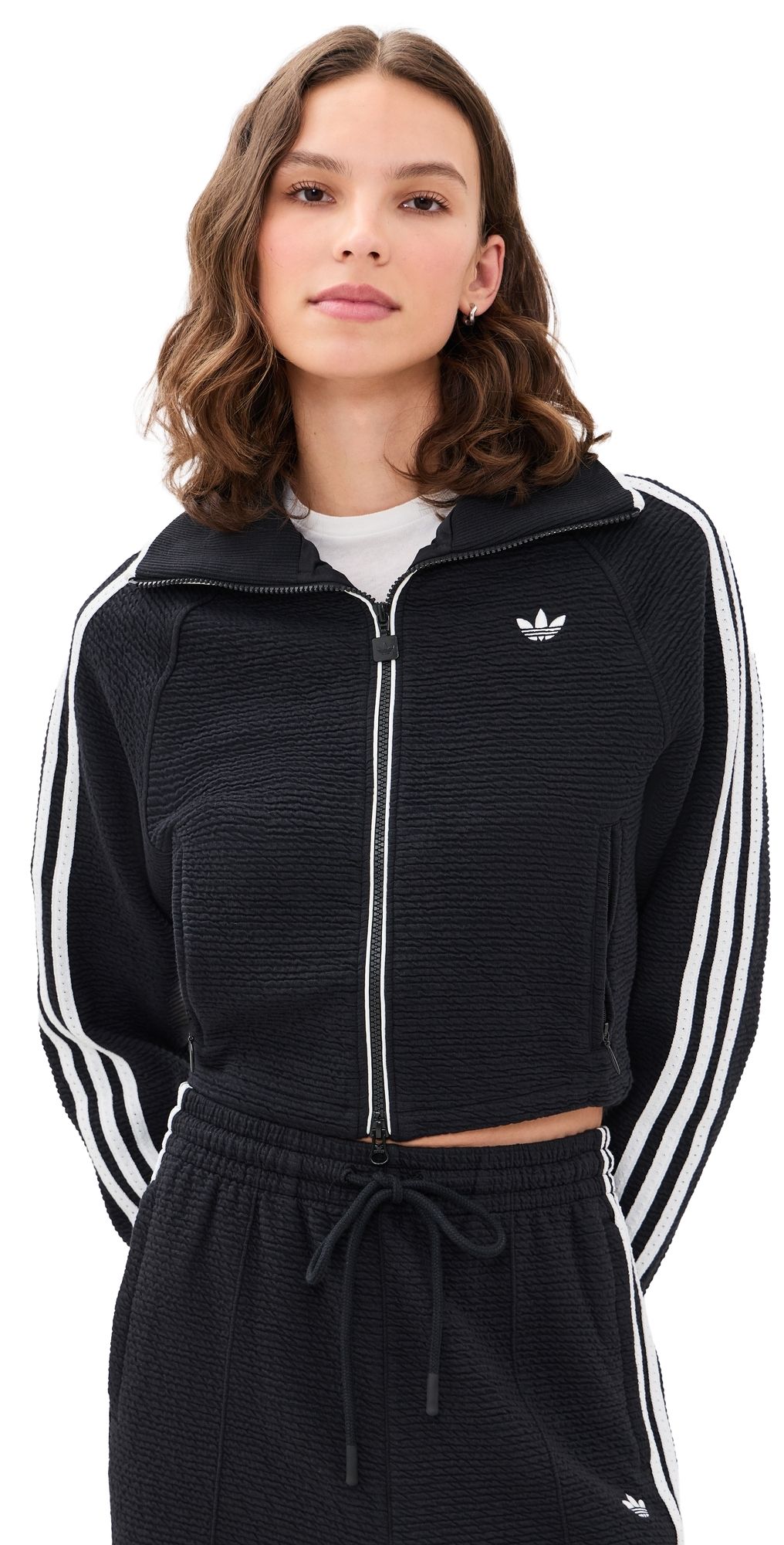 adidas Firebird Track Top Black/Cloud White XXL
