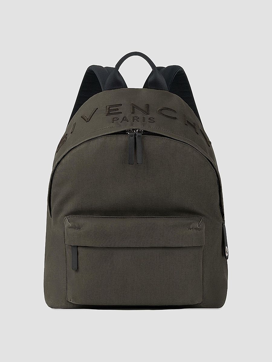 Givenchy Men's Cargo Backpack in Canvas - Taupe