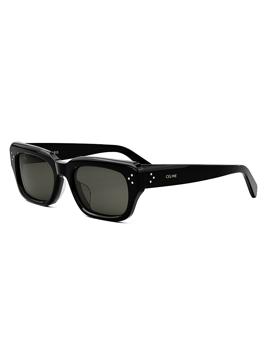Women's Bold 54MM Rectangular Sunglasses - Black